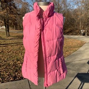 Lilly Pulitzer puffer pink vest